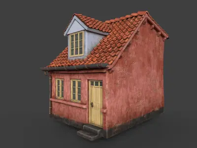 European House A1 3D model-texture 3D model