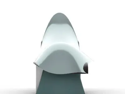 Modern Bus Station 3D model