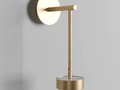 wall sconce by giopato coombes Low-poly 3D model