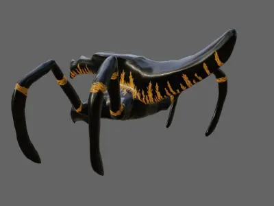 Alien Bug Low-poly 3D model