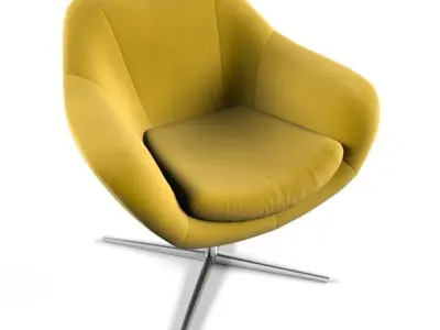 Chair Bloom Kimball 3D model