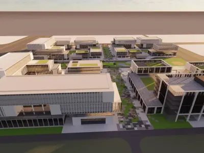 Modern City Block -A27 3D model