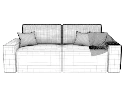 Modern 3 Seater Sofa 3D model purchase