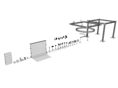 Studio Lighting Collection 2 3D model