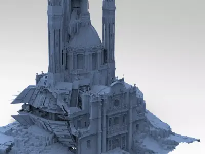 Hutt Gangster Palace 2 Gangster facility 3D model