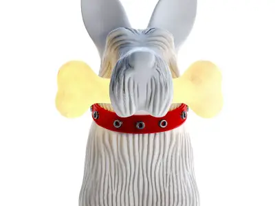 Qeeboo Scottie Table Lamp 3D model