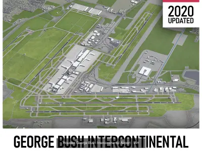 Greater Houston - metropolitan area 3D Model Pack