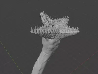 Death Worm Sand Leech 3D model