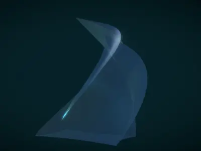 Futuristic Building Super Material 3D model