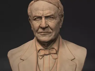 Thomas Edison 3D print model