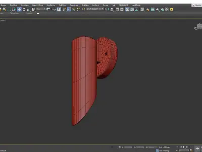 EVERETT NARROW LED WALL SCONCE Low-poly 3D model