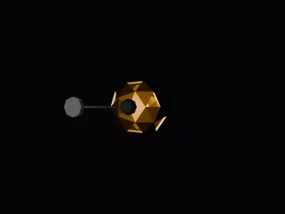 hangling lamp Low-poly 3D model