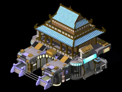 Future City - Weapons Library 04 3D model