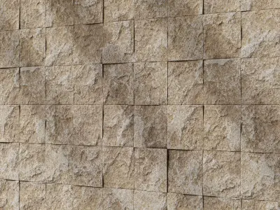 Split Face Travertine 06 - Seamless Texture