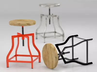 Machinist Stool 3D model