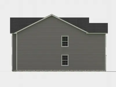 Cape Cod House 6 3D model