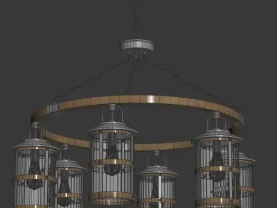 Hinkley Collection lanterns 3D model