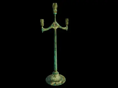 LampPost Low-poly 3D model