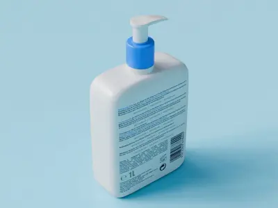 Cerave Moisturizing lotion Low-poly 3D model