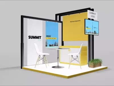 Exhibition Booth 3D model
