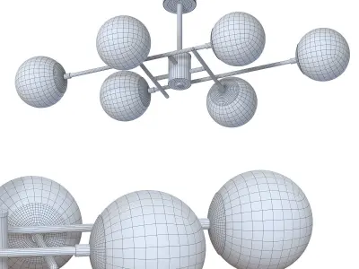 Chandelier ALFA Tanos 62179 3D model