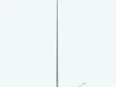 Street light - Japan Low-poly 3D model
