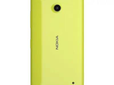 Nokia Lumia 630 yellow 3D model