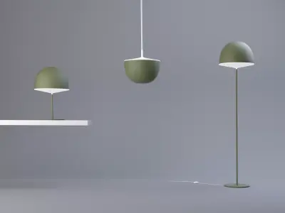 Cheshire lamp 3D model