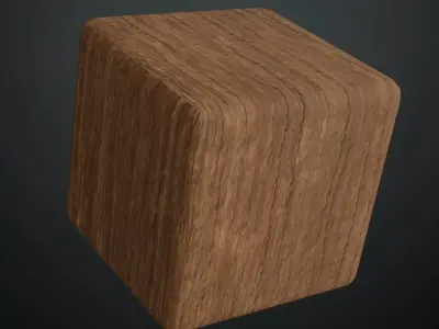 Natural Vertical Grained Oak PBR Texture