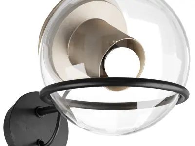 Globe wall lamp 3D model