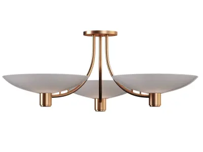 Rossie 6 Light Semi Flush  3D model