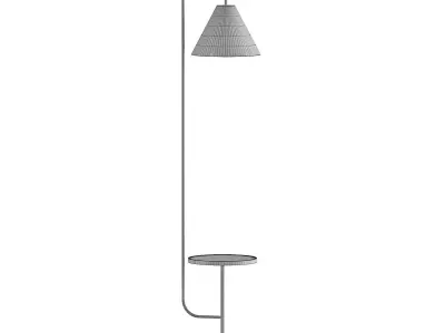 Mugli Oak Floor Lamp 3D model