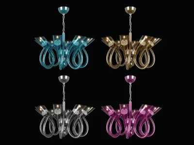 89208x Stella Lightstar Chandelier 3D model