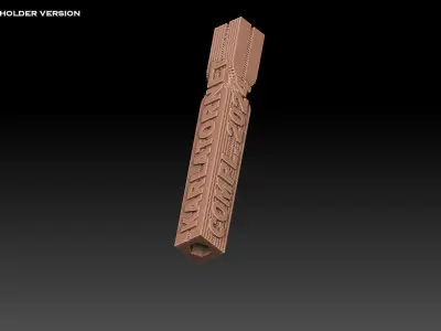 Karlatornet Model Keychain And Pencil Holder Merchandise 3D print model