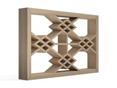Yaehishishokko lattice window sash 3D print model