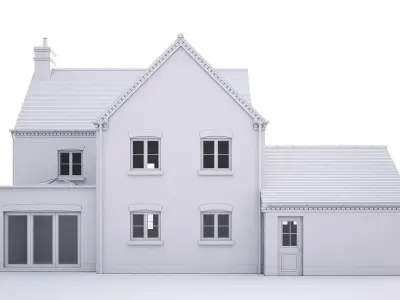 British House Galley Common C 3D model