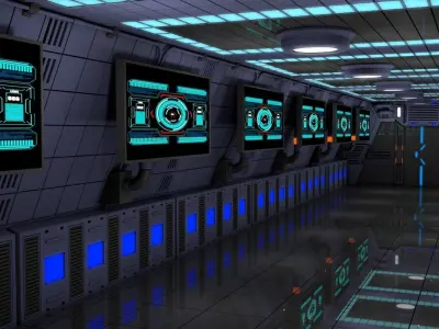 Sci Fi Interior  3D model