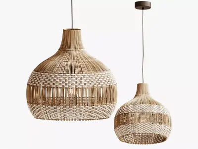 rottan pendant light at Arturest 3D model