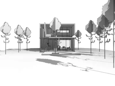 H3 House by Luciano Kruk 3D model
