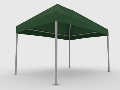 Gazebo Tent 6 250 cm X 350 cm 3D model
