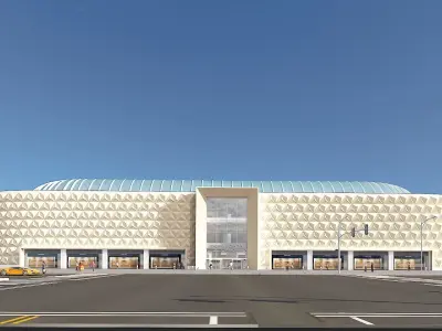 Shopping Centre 3 - Interior and Exterior 3D model