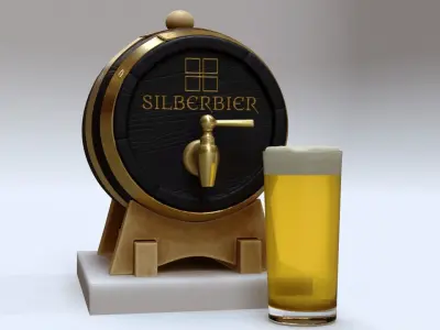 Beer Barrel 2 3D model