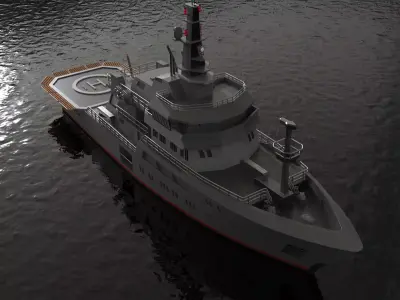 3D model of Ship 3D print model