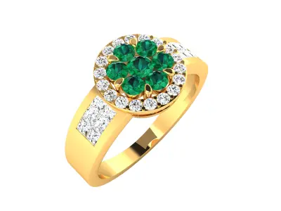 Women Ring  Render 3dm STL OBJ FBX Details 3D print model 179