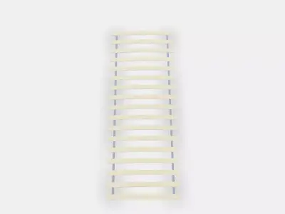 LUROY Slatted bed base 2 Low-poly 3D model