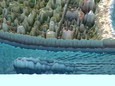 Pearl Jumeirah Island 3D model