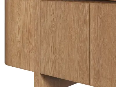 Elle Media Console by Four Hands 3D model