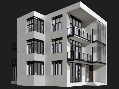 RESIDENTIAL BUILDING NO48 A 3D model
