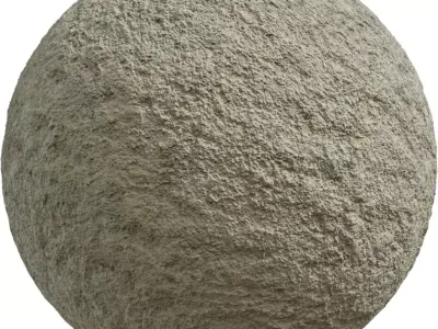 PBR Coarse Roughcast Plaster Texture