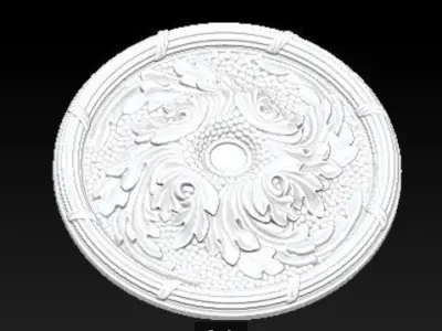 Lot of 10 Rosette 3D Model Pack